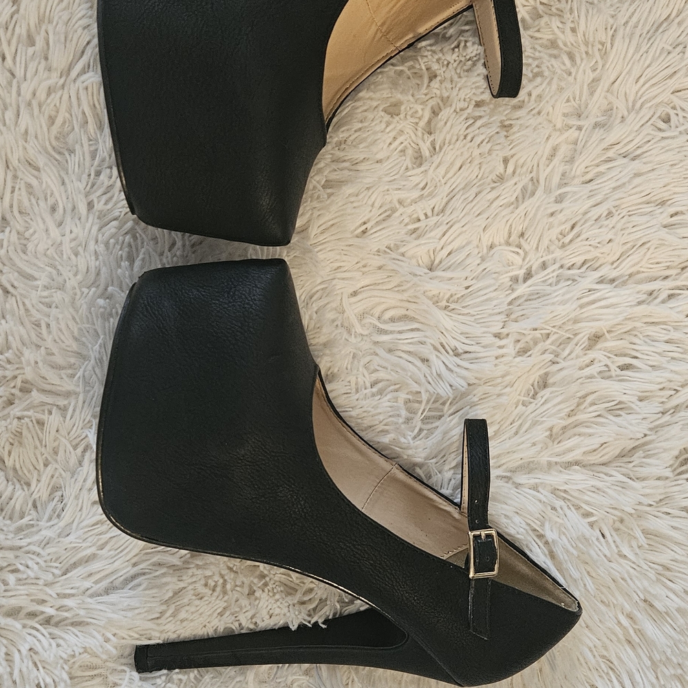Eye Candy Black Platform Heels - image 3